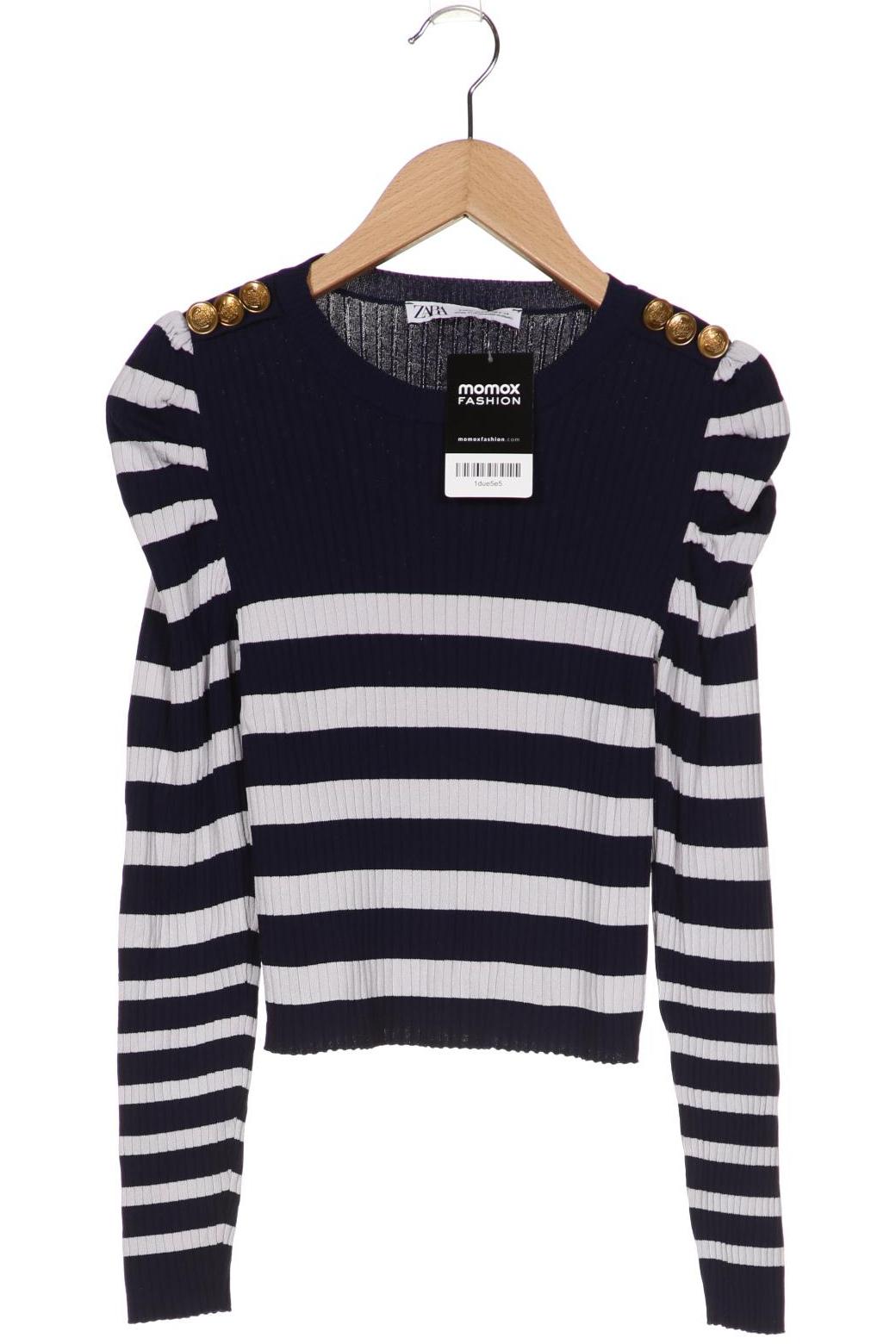 

ZARA Damen Pullover, marineblau