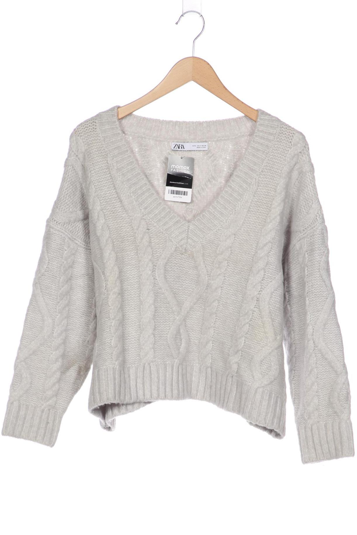 

ZARA Damen Pullover, grau