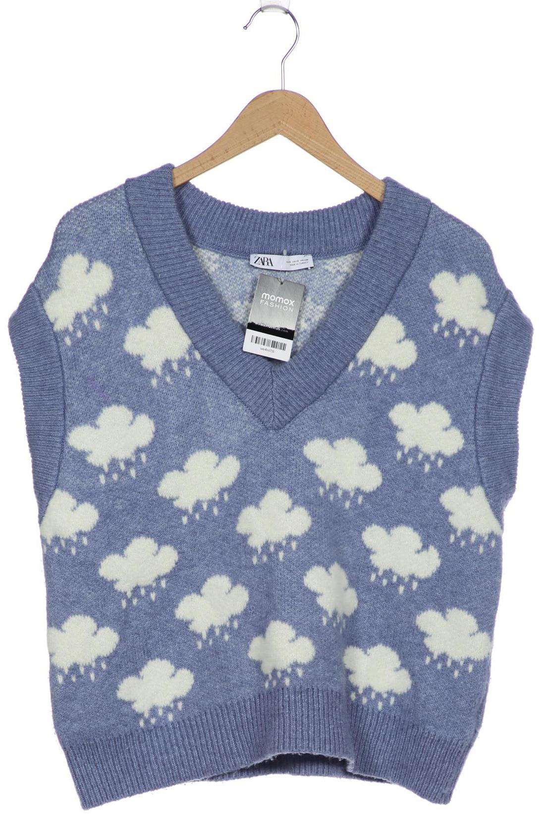 

ZARA Damen Pullover, blau
