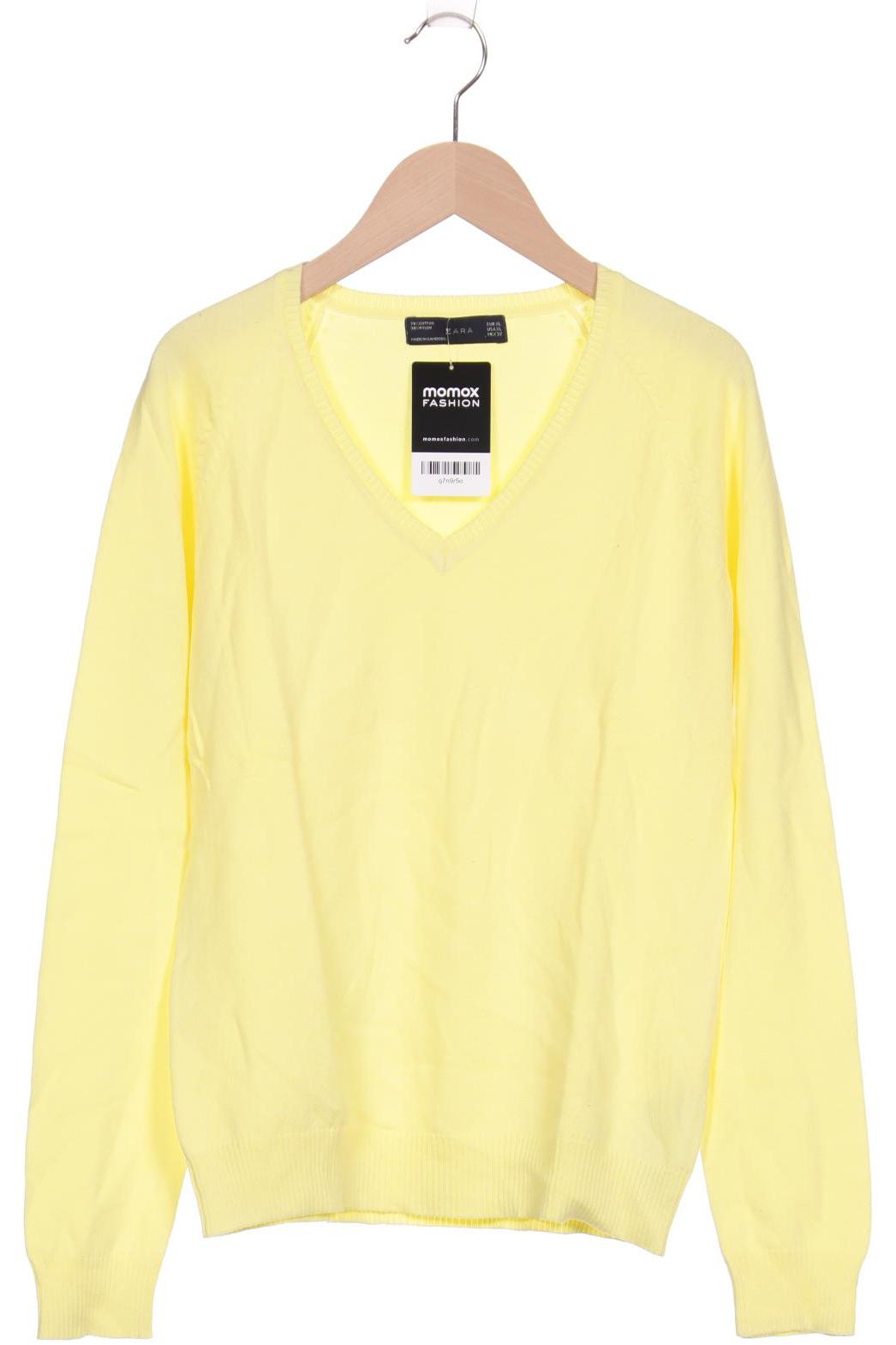 

ZARA Damen Pullover, gelb