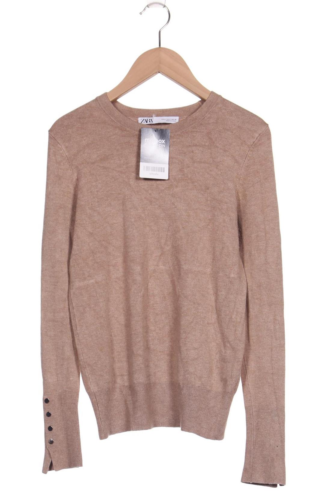 

ZARA Damen Pullover, beige