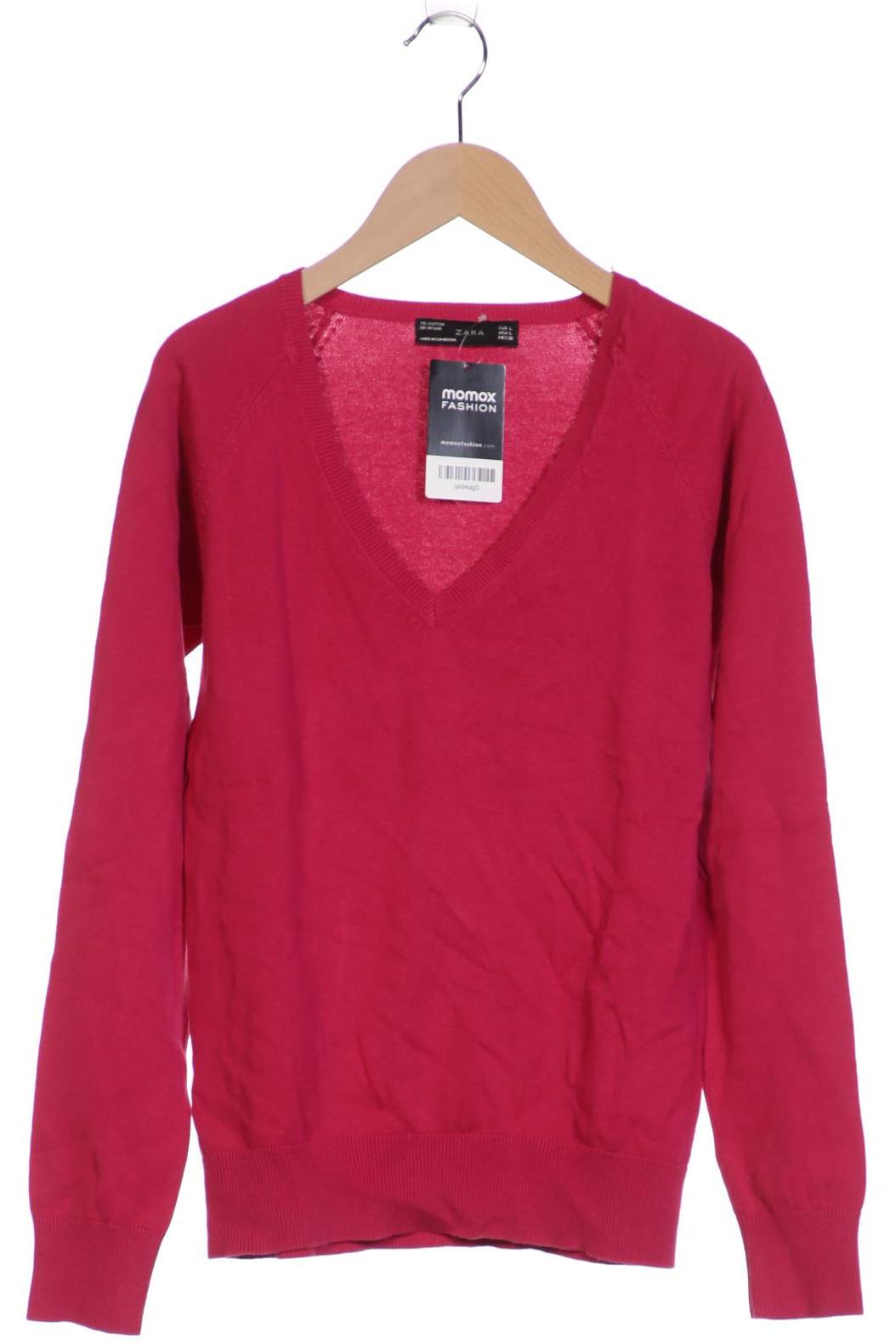 

ZARA Damen Pullover, rot