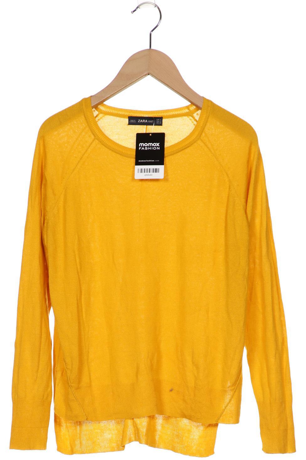 

ZARA Damen Pullover, gelb
