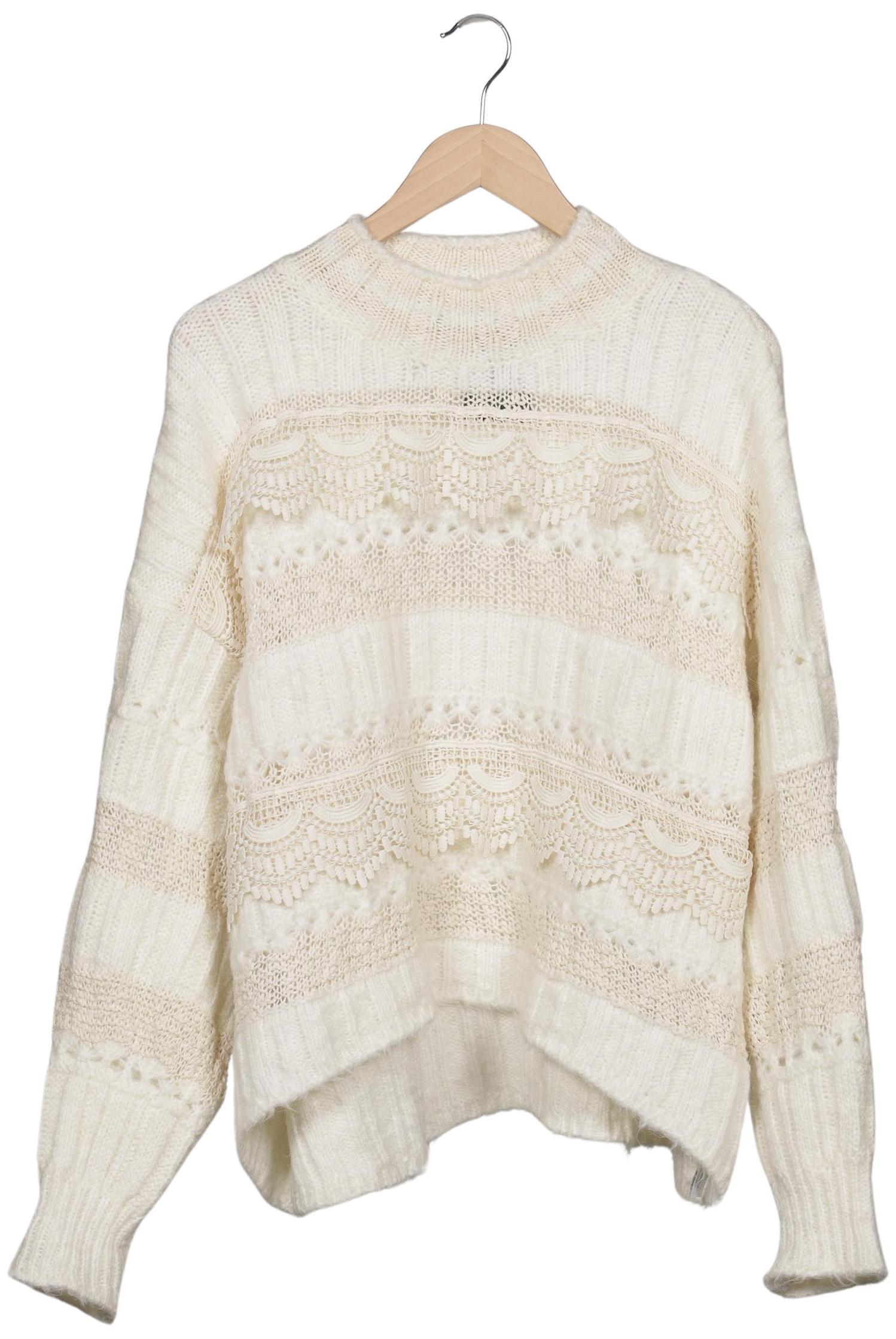

Zara Damen Pullover, cremeweiß, Gr. 38