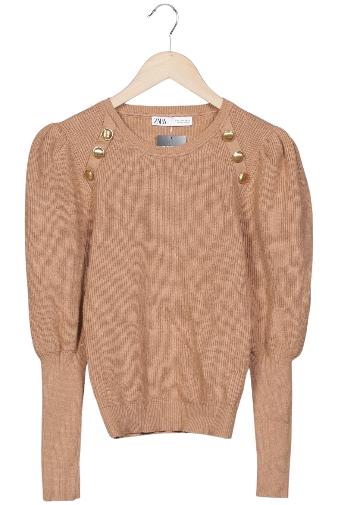 

Zara Damen Pullover, beige, Gr. 42