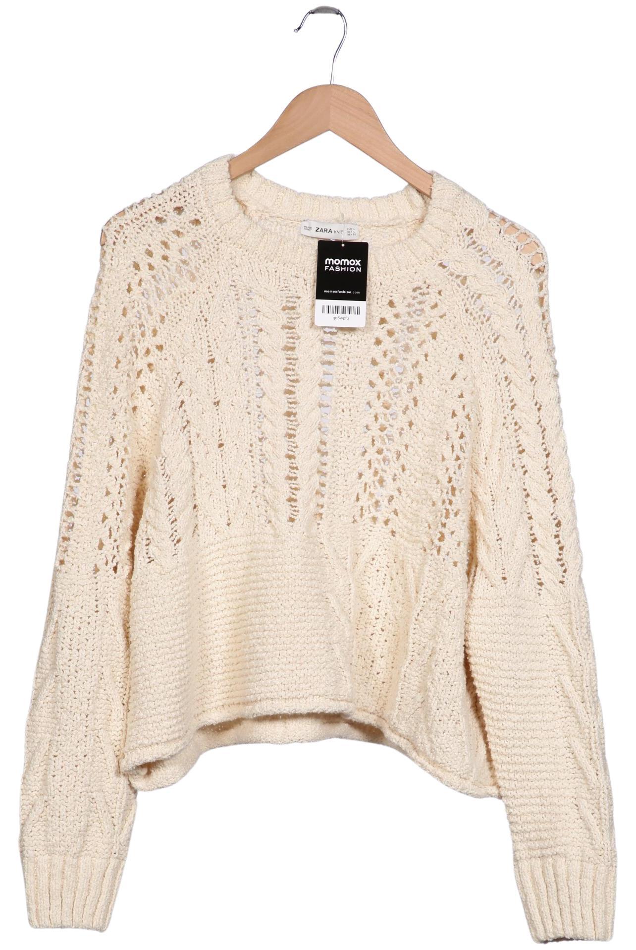 

Zara Damen Pullover, cremeweiß, Gr. 42
