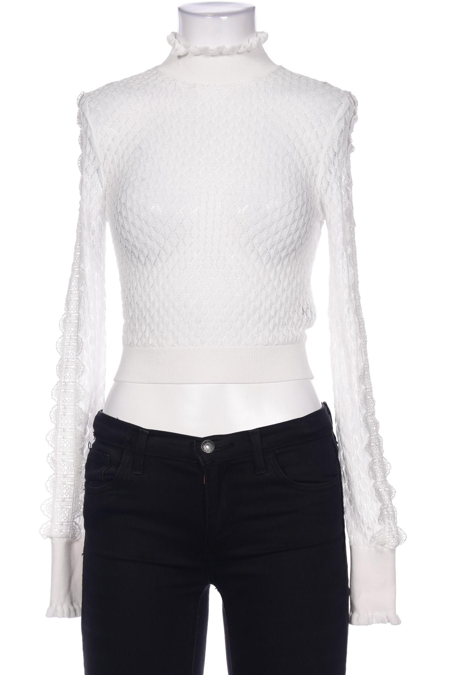 

Zara Damen Pullover, weiß, Gr. 36