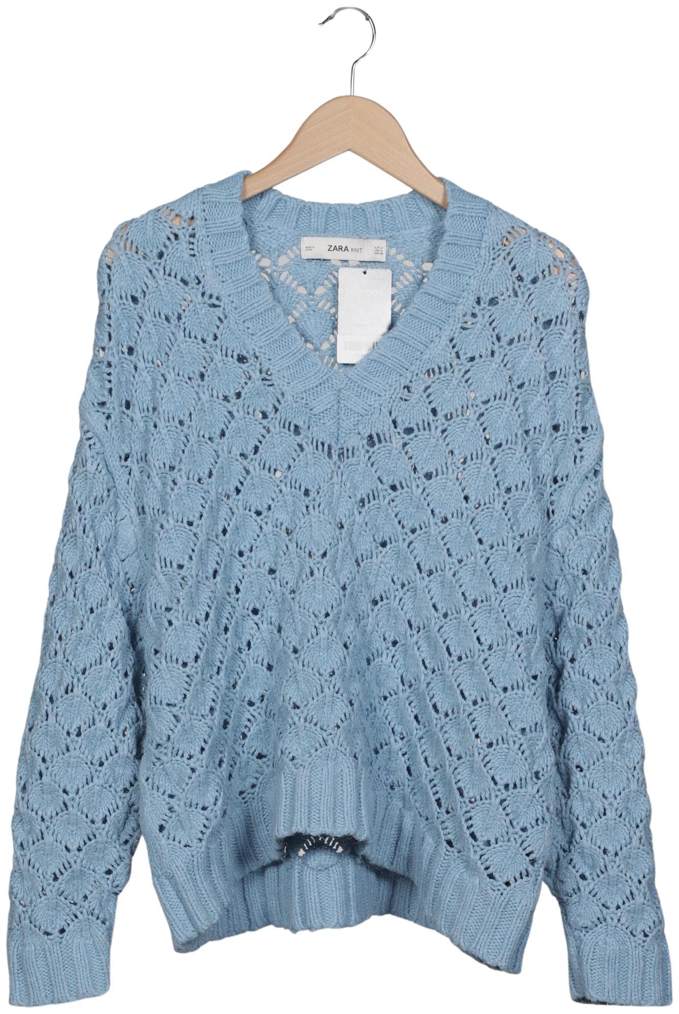 

Zara Damen Pullover, hellblau, Gr. 38