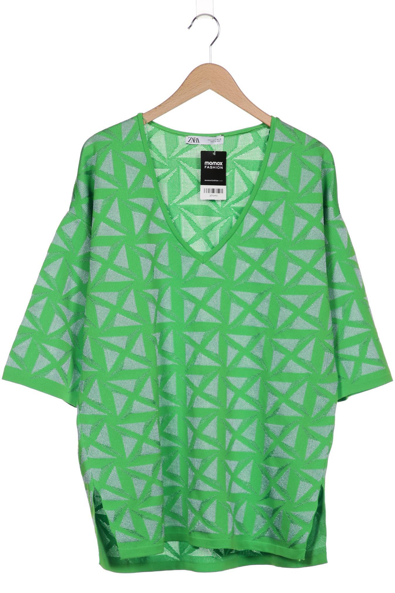 

ZARA Damen Pullover, grün