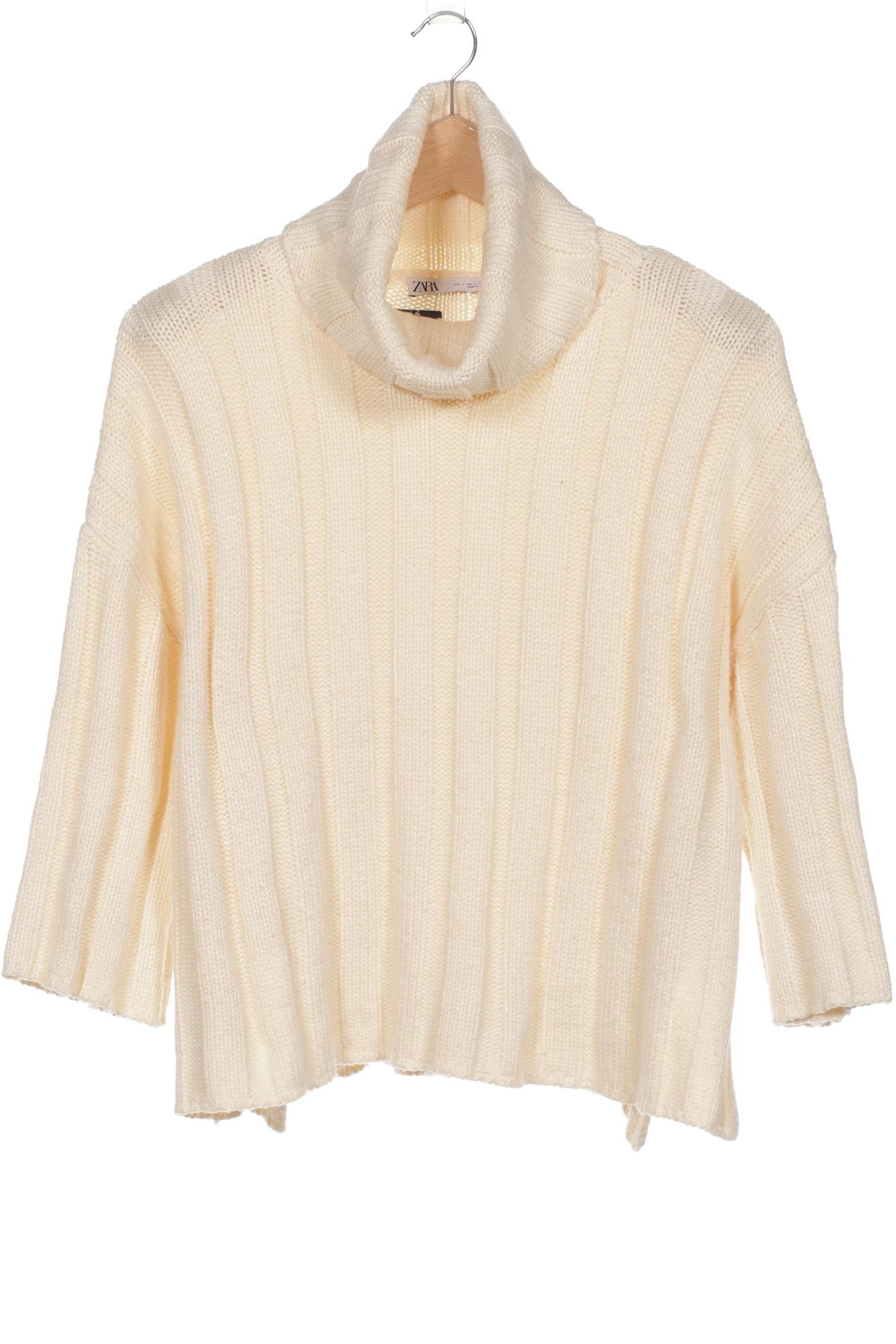

Zara Damen Pullover, cremeweiß, Gr. 36