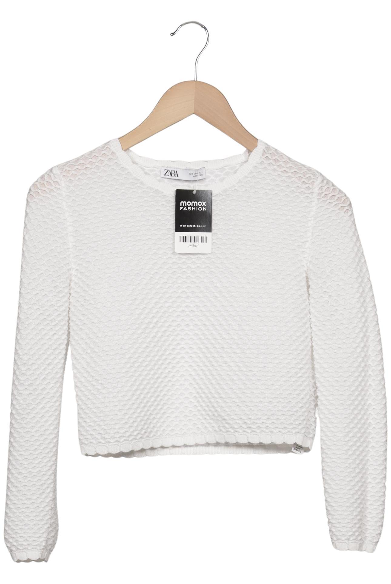 

Zara Damen Pullover, weiß, Gr. 36