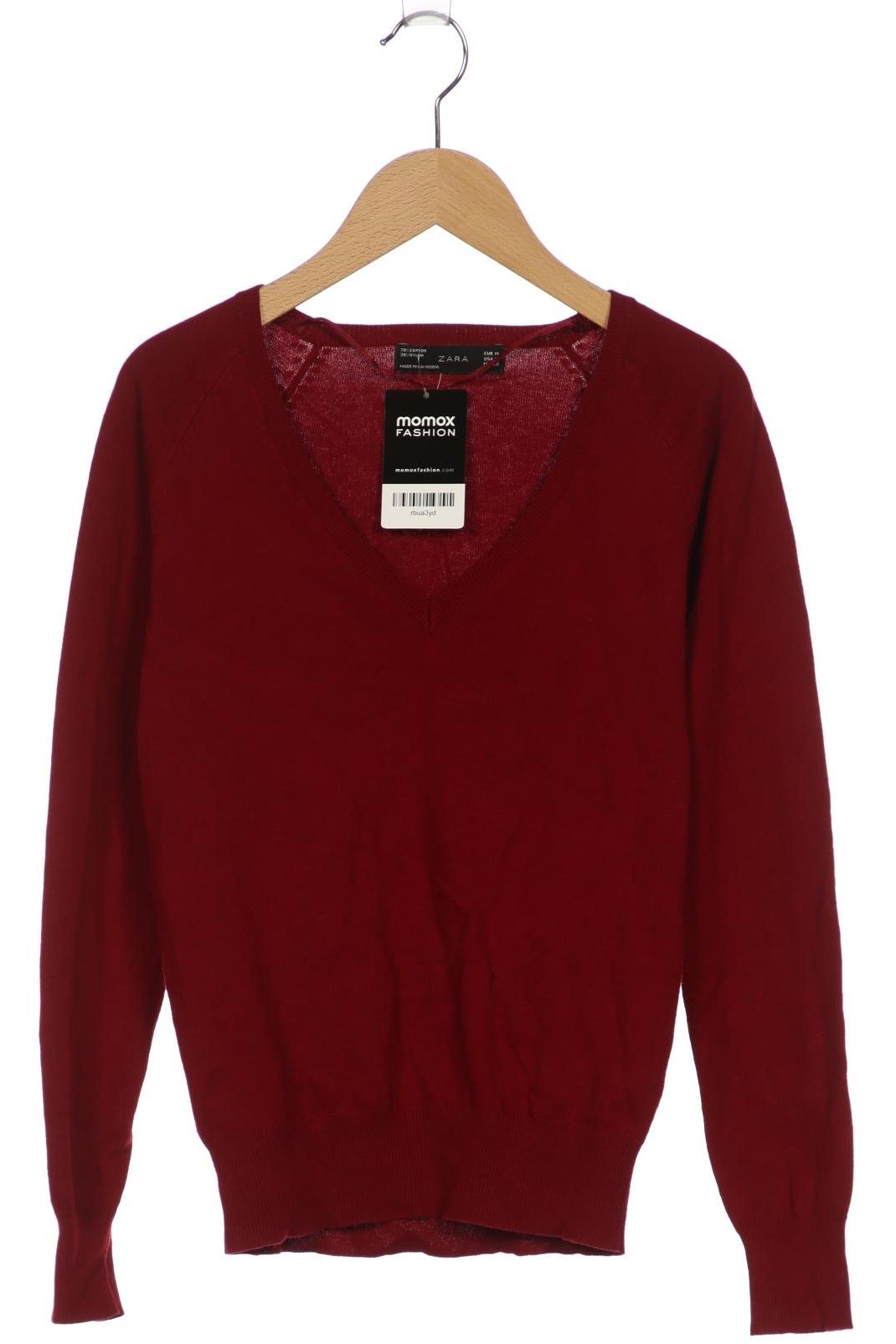 

Zara Damen Pullover, bordeaux, Gr. 38