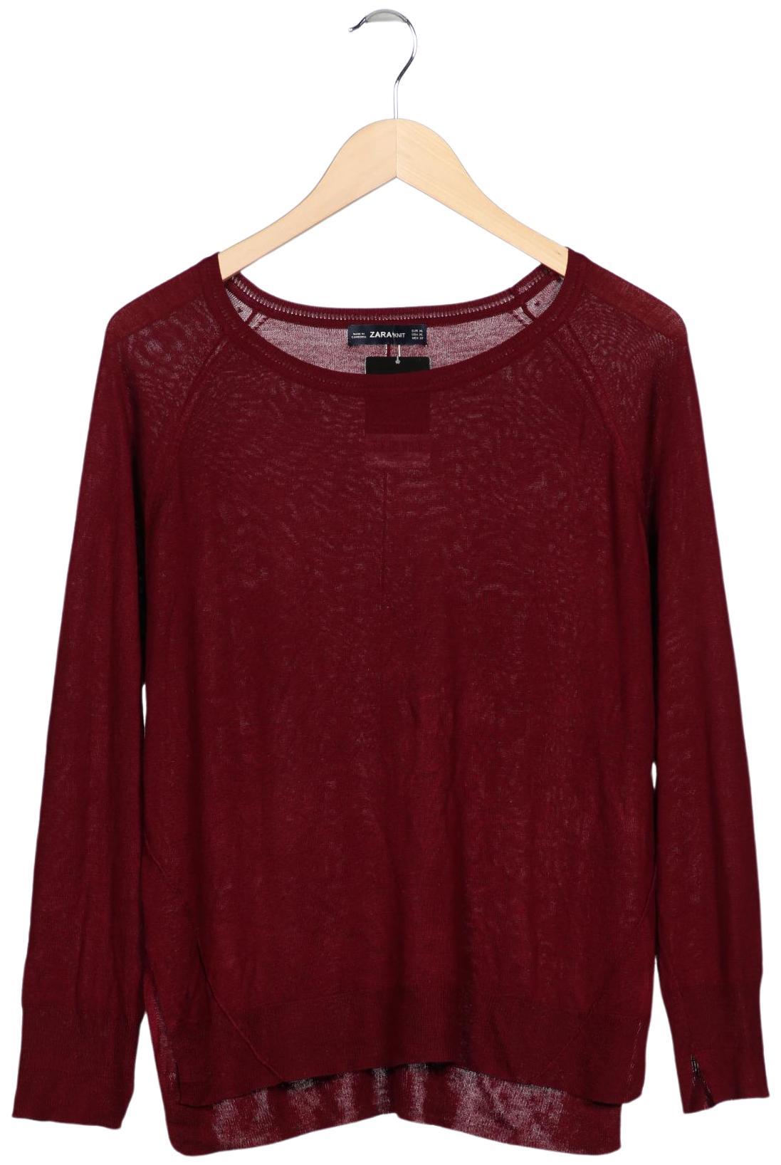 

Zara Damen Pullover, bordeaux, Gr. 44