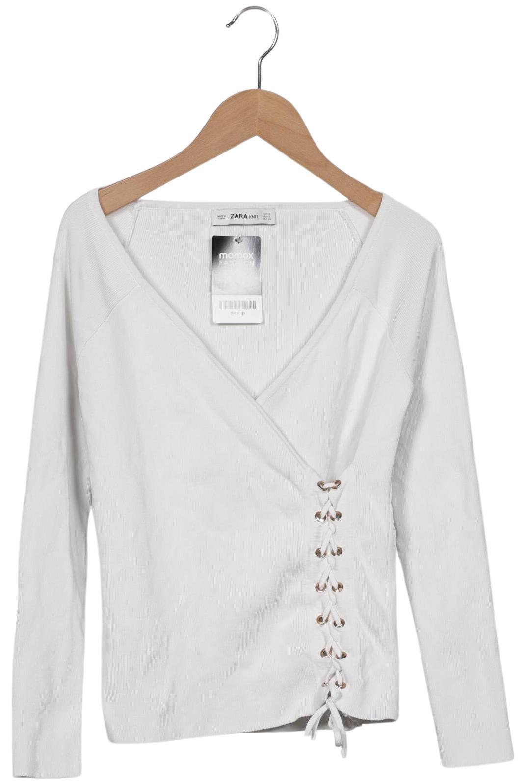 

Zara Damen Pullover, weiß, Gr. 36