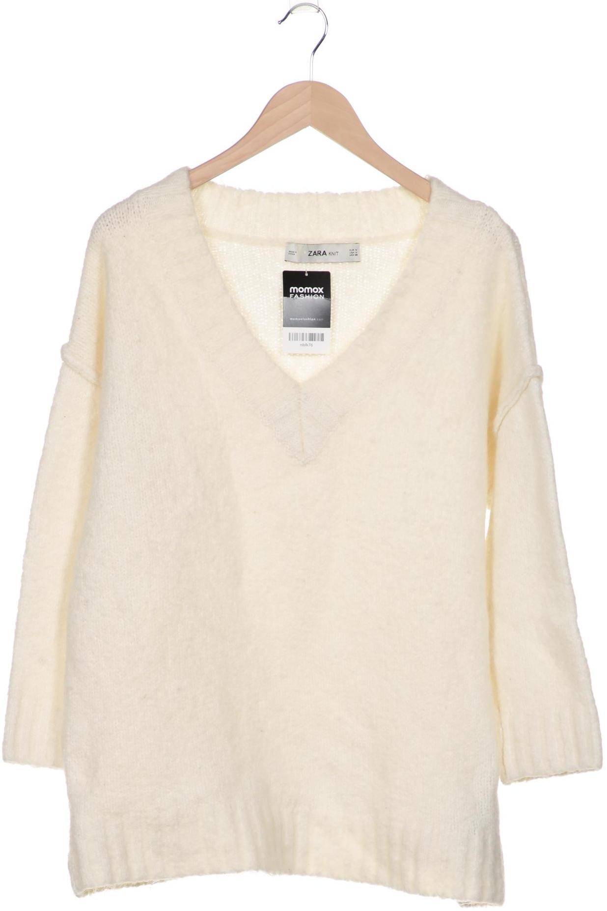 

ZARA Damen Pullover, cremeweiß
