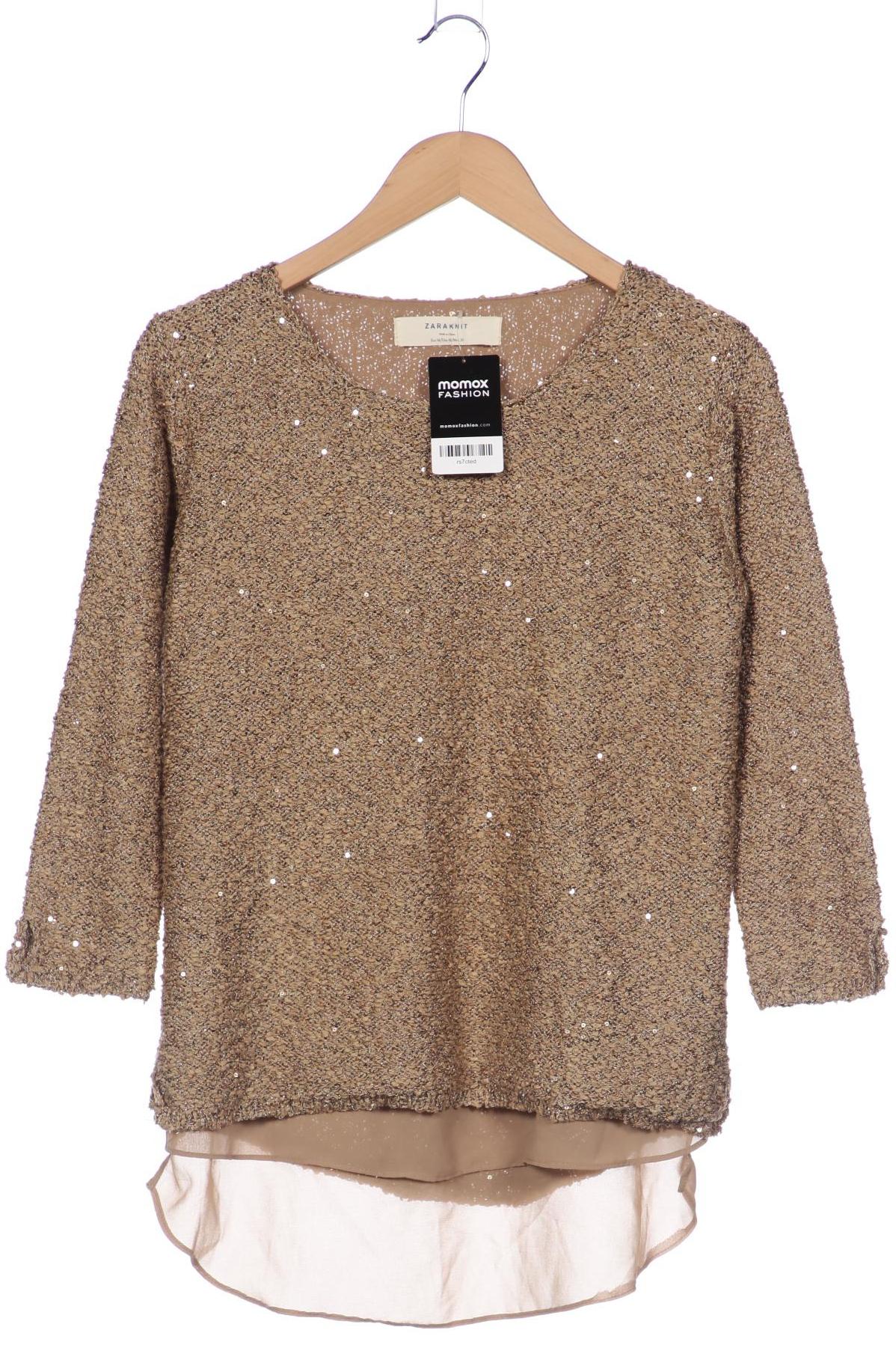 

ZARA Damen Pullover, beige