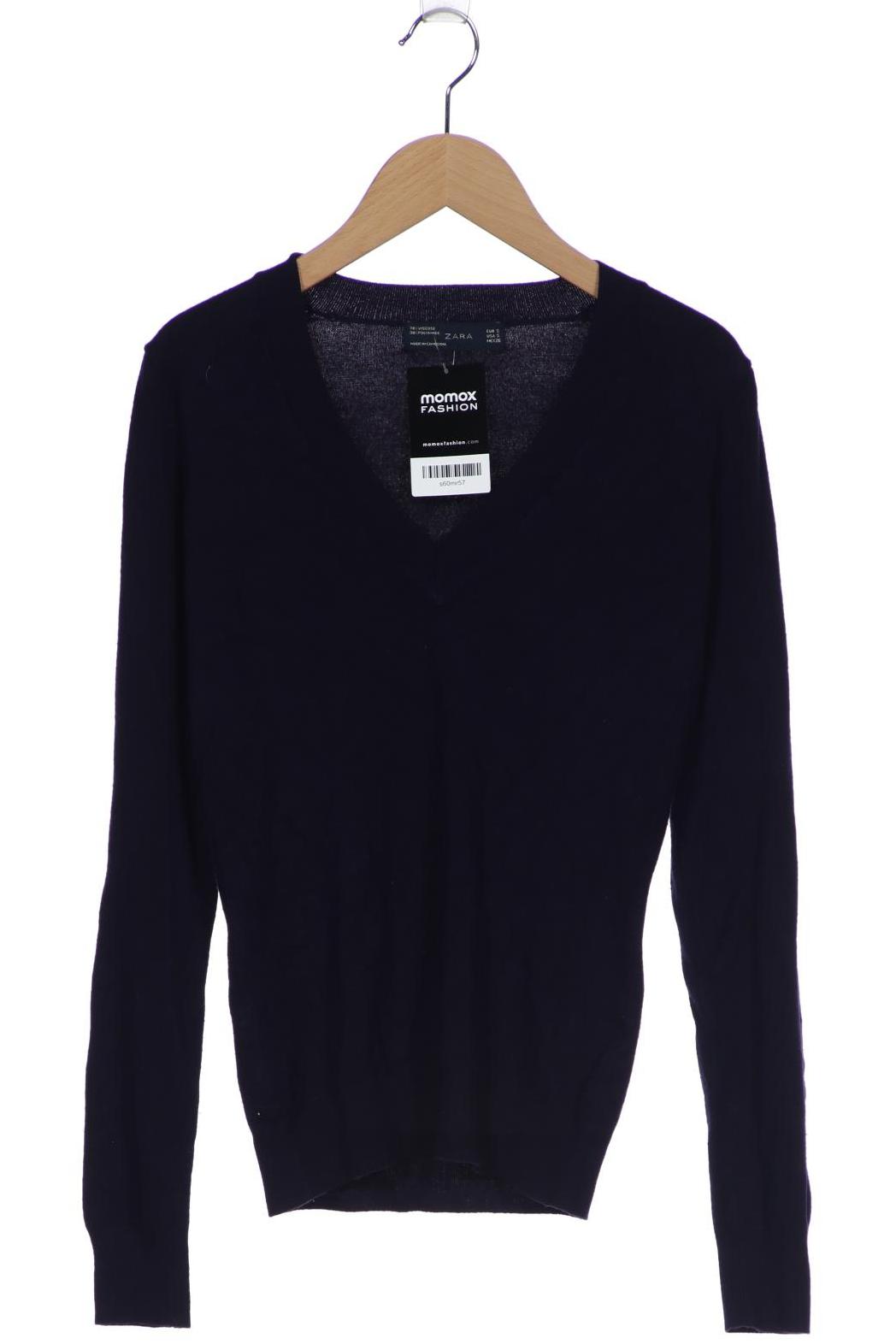

ZARA Damen Pullover, marineblau