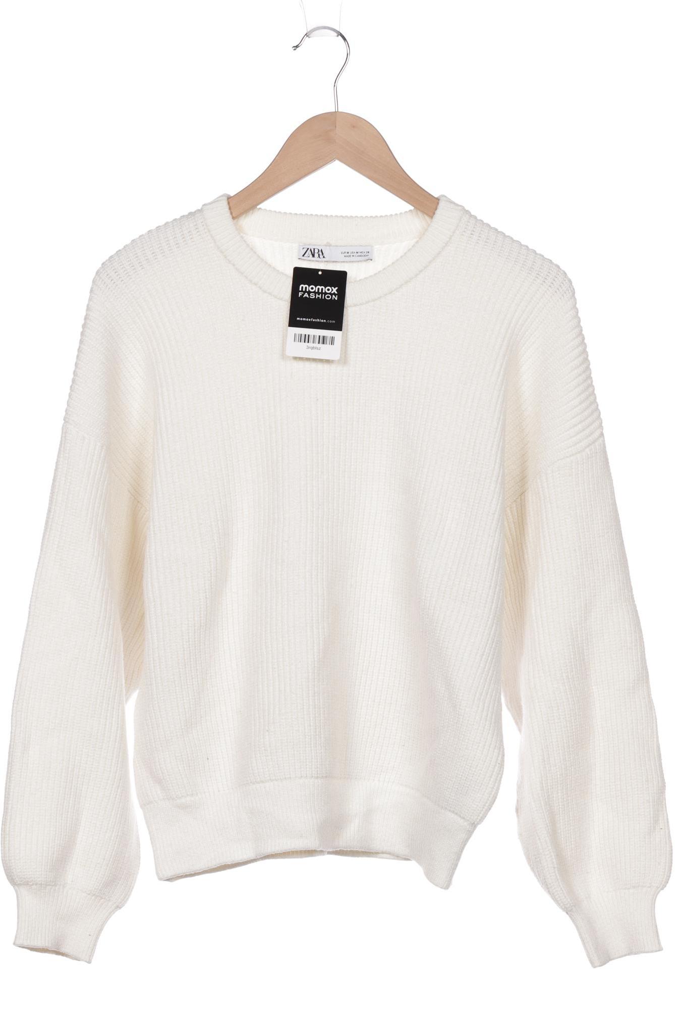 

Zara Damen Pullover, weiß, Gr. 38