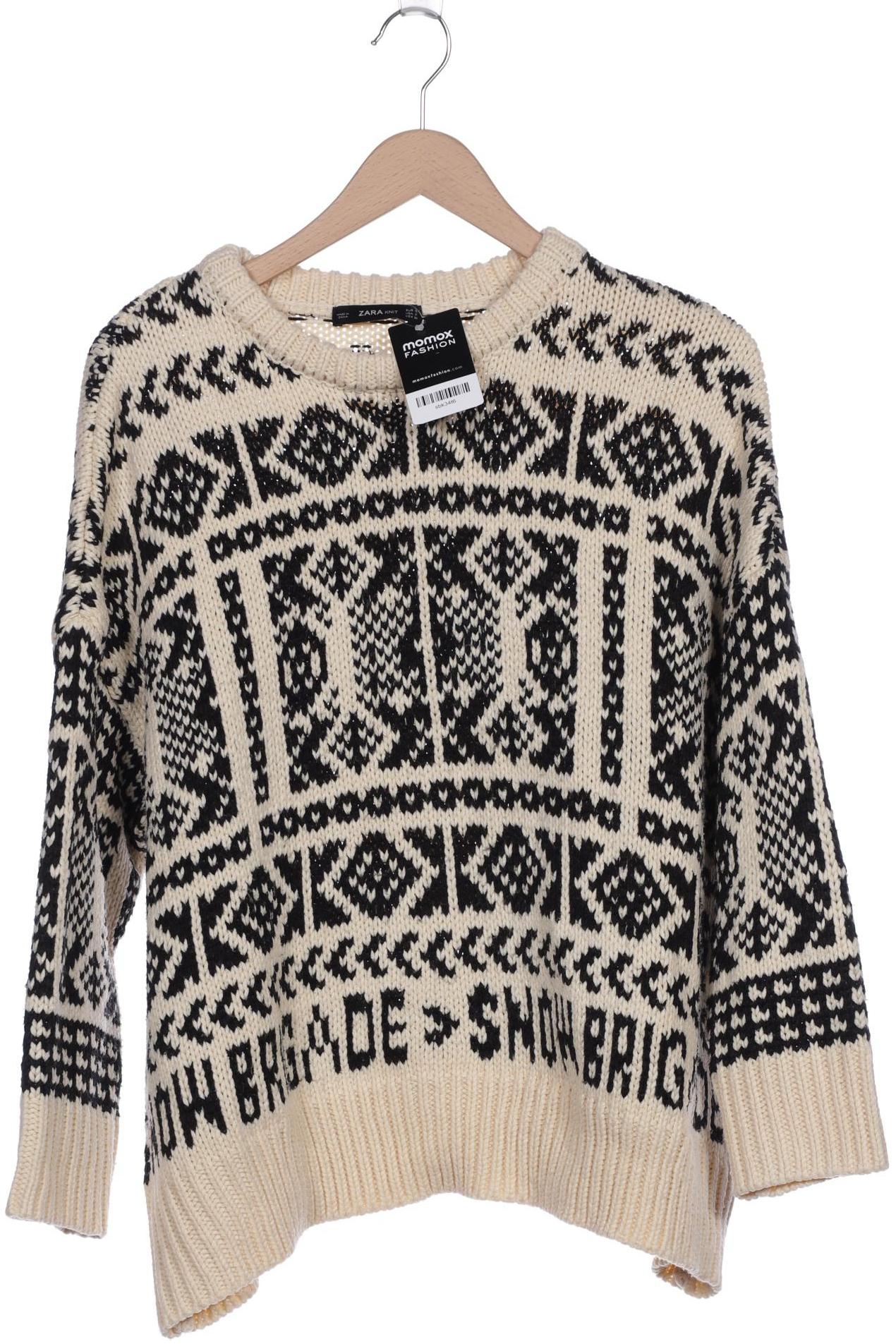 

ZARA Damen Pullover, beige