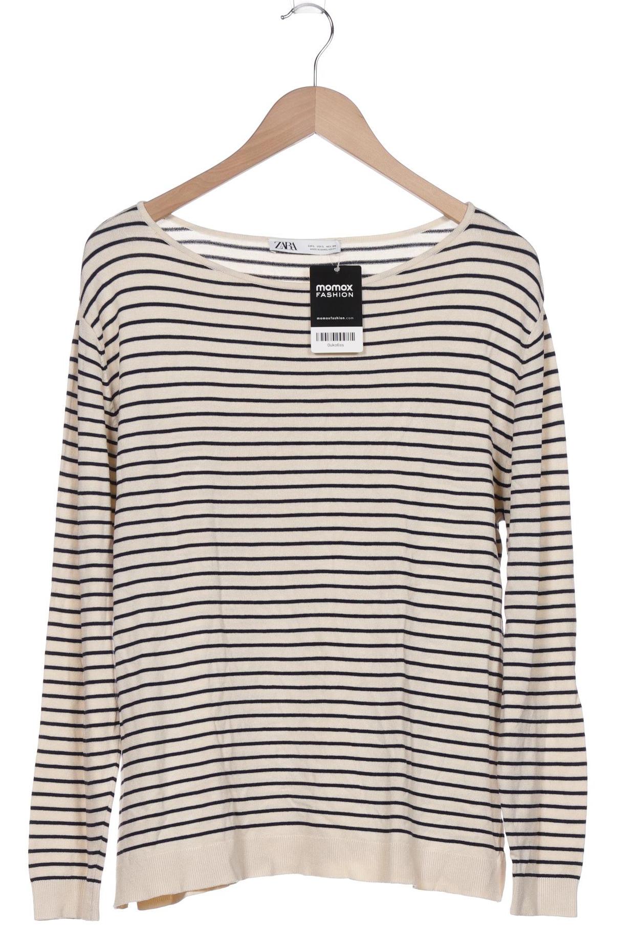 

ZARA Damen Pullover, beige