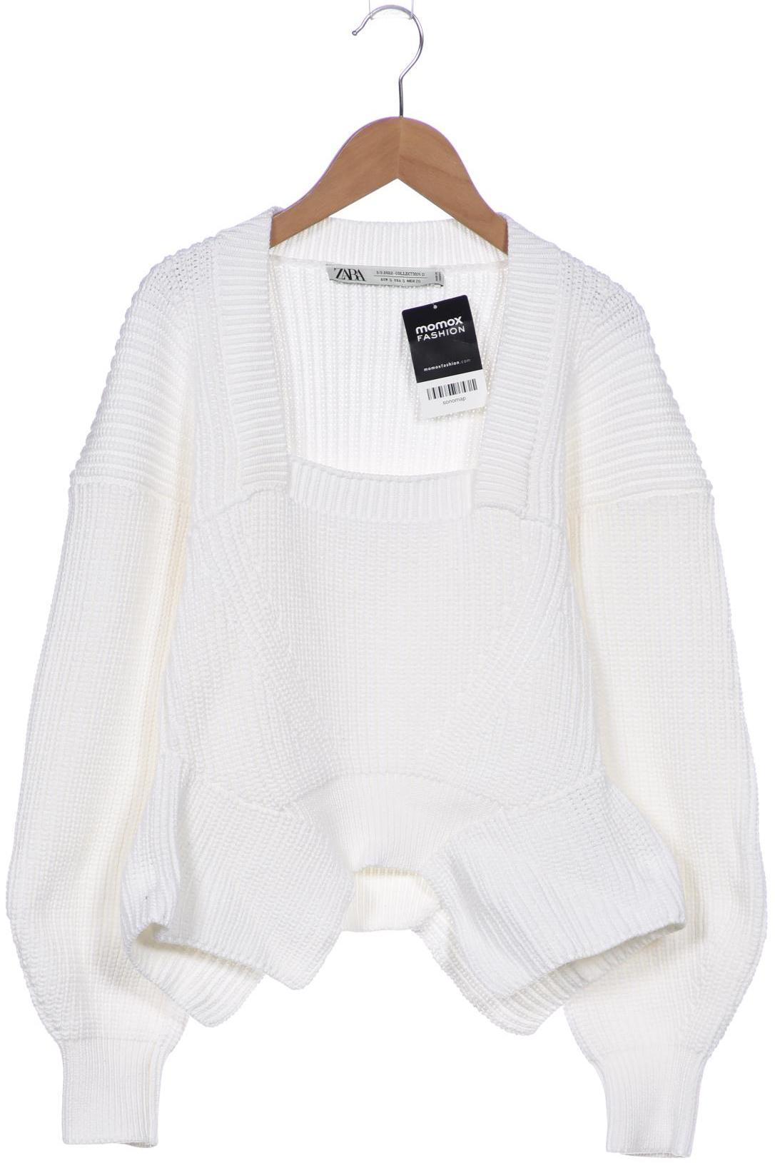 

Zara Damen Pullover, weiß, Gr. 36