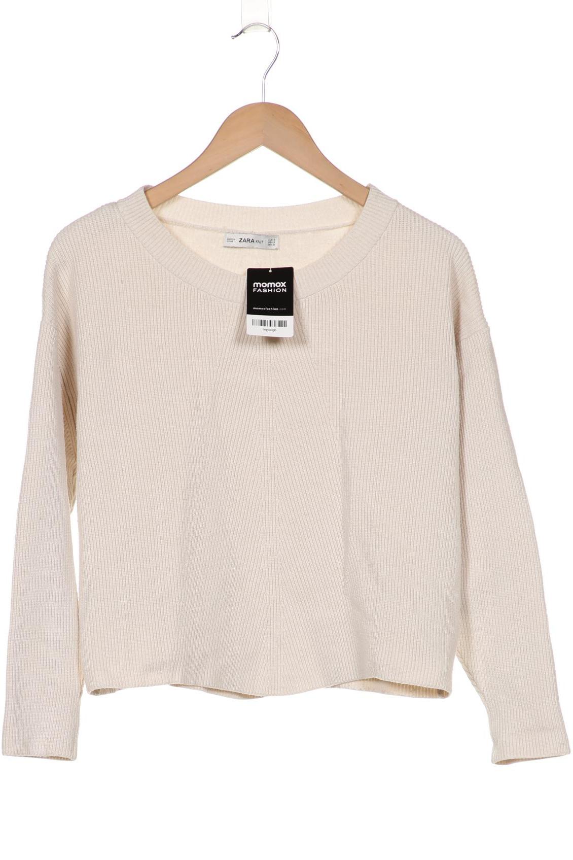 

Zara Damen Pullover, cremeweiß, Gr. 36