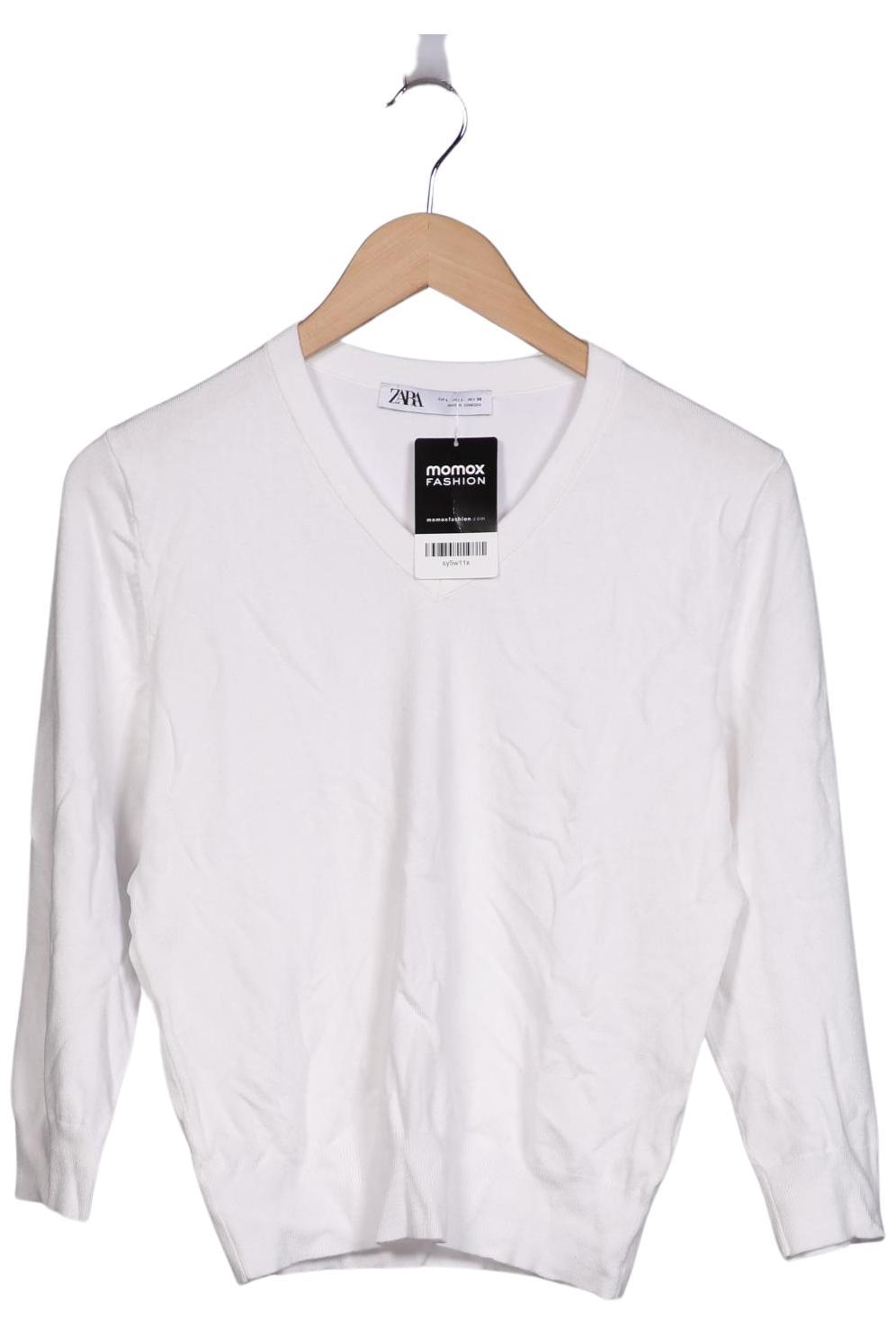 

Zara Damen Pullover, weiß, Gr. 42