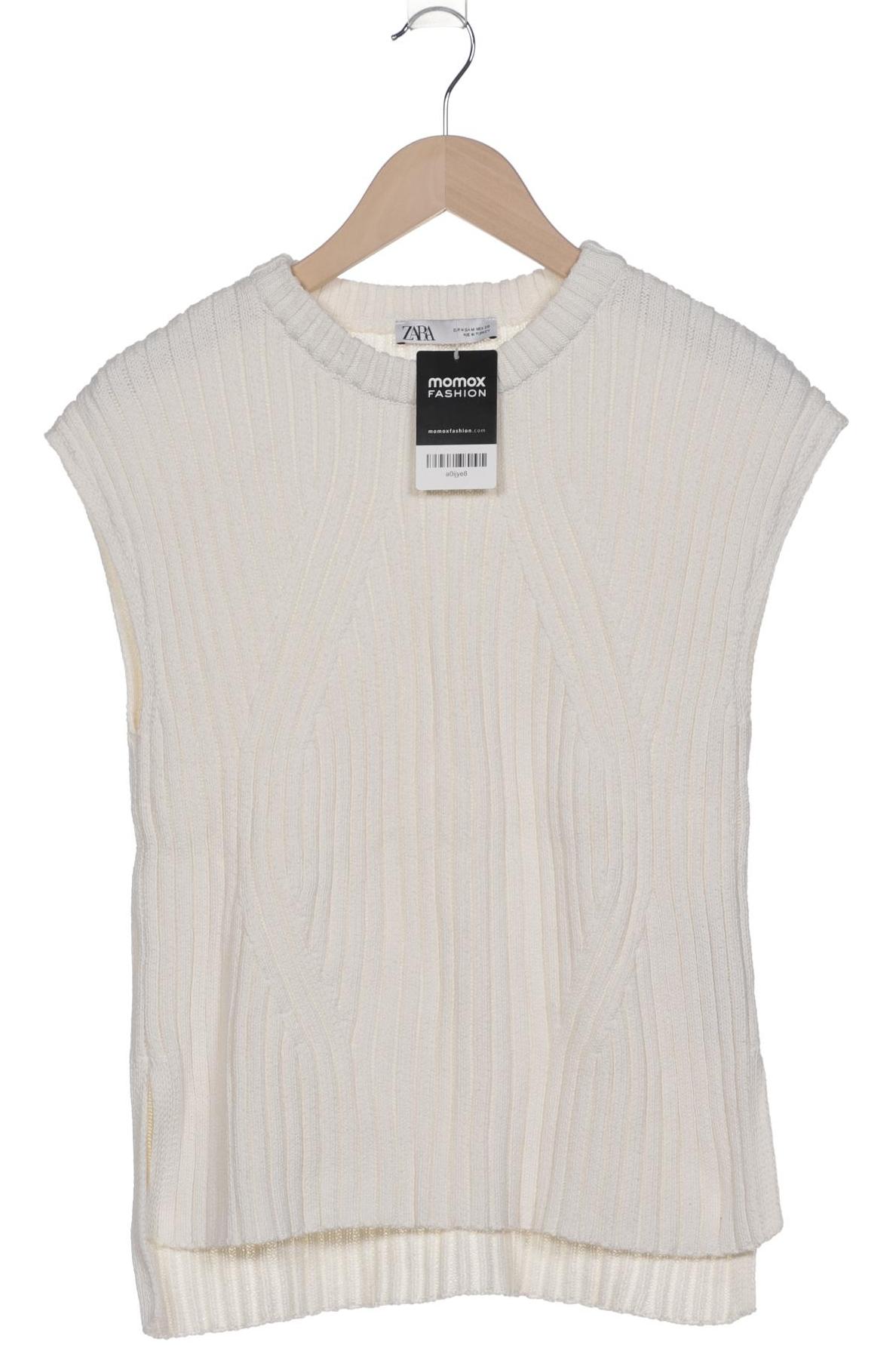 

Zara Damen Pullover, weiß, Gr. 38