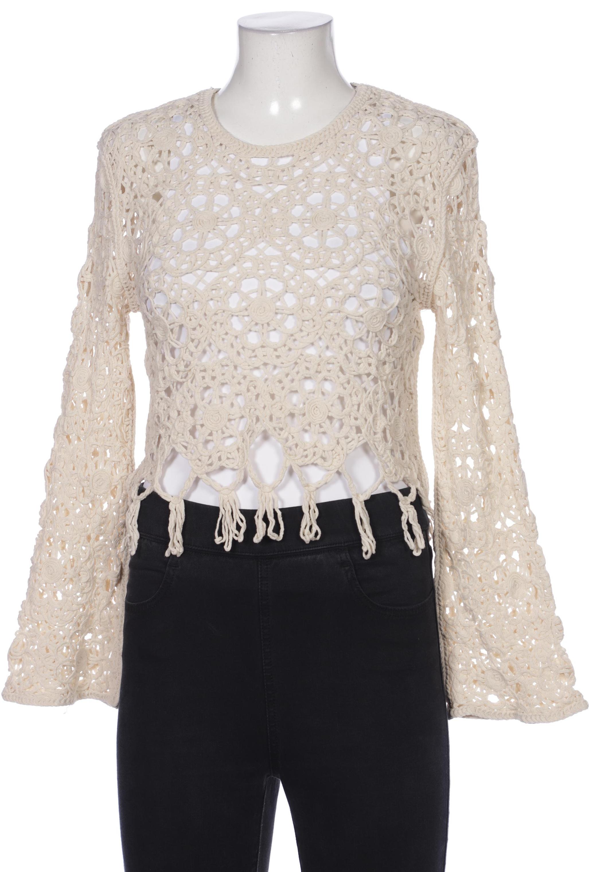 

Zara Damen Pullover, cremeweiß, Gr. 42