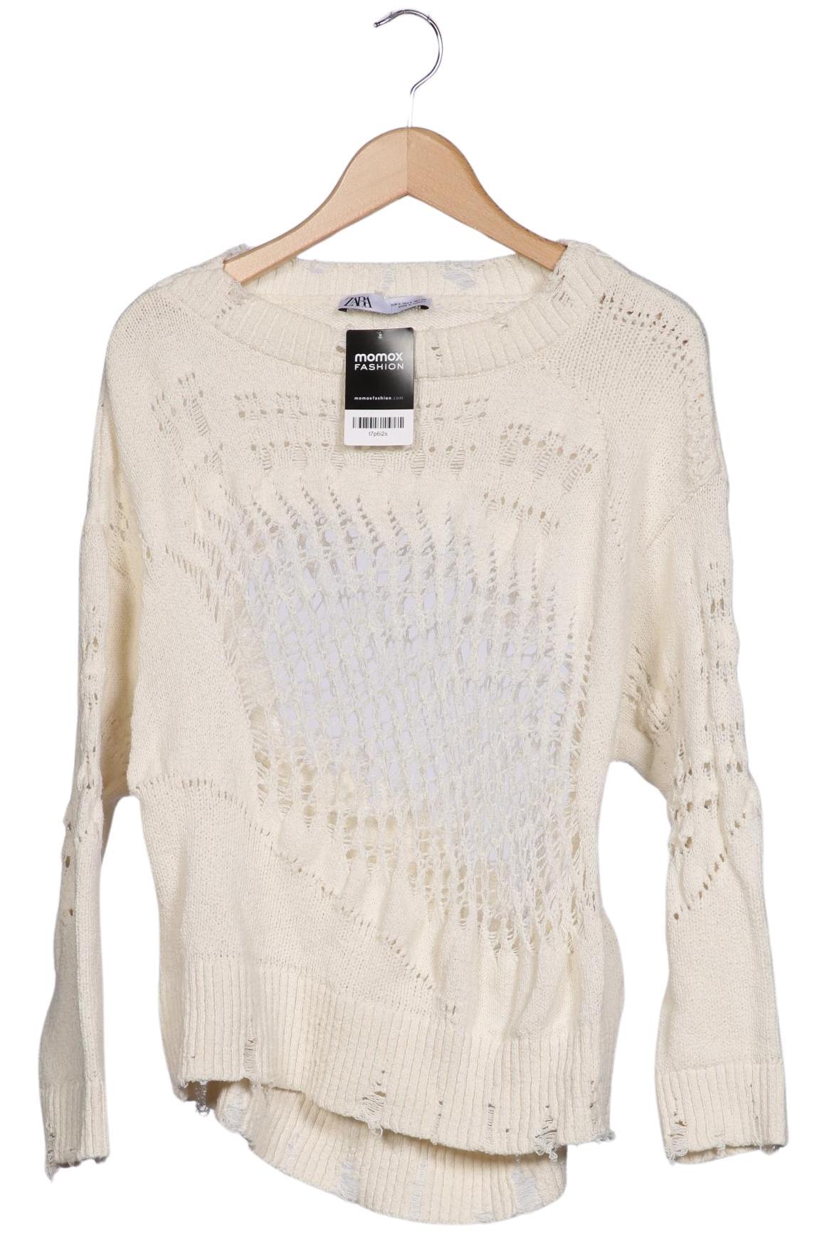 

Zara Damen Pullover, cremeweiß, Gr. 36