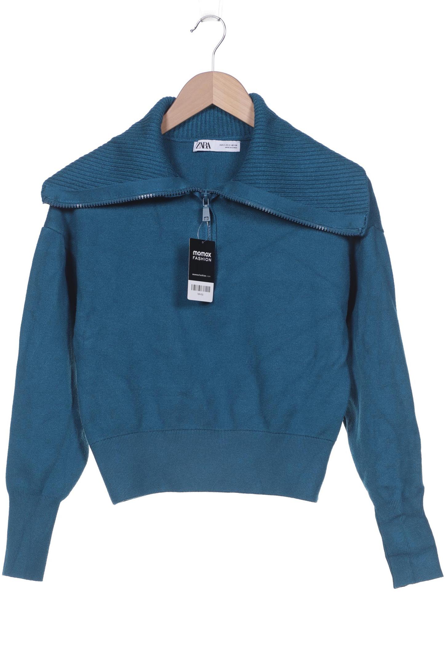 

ZARA Damen Pullover, türkis