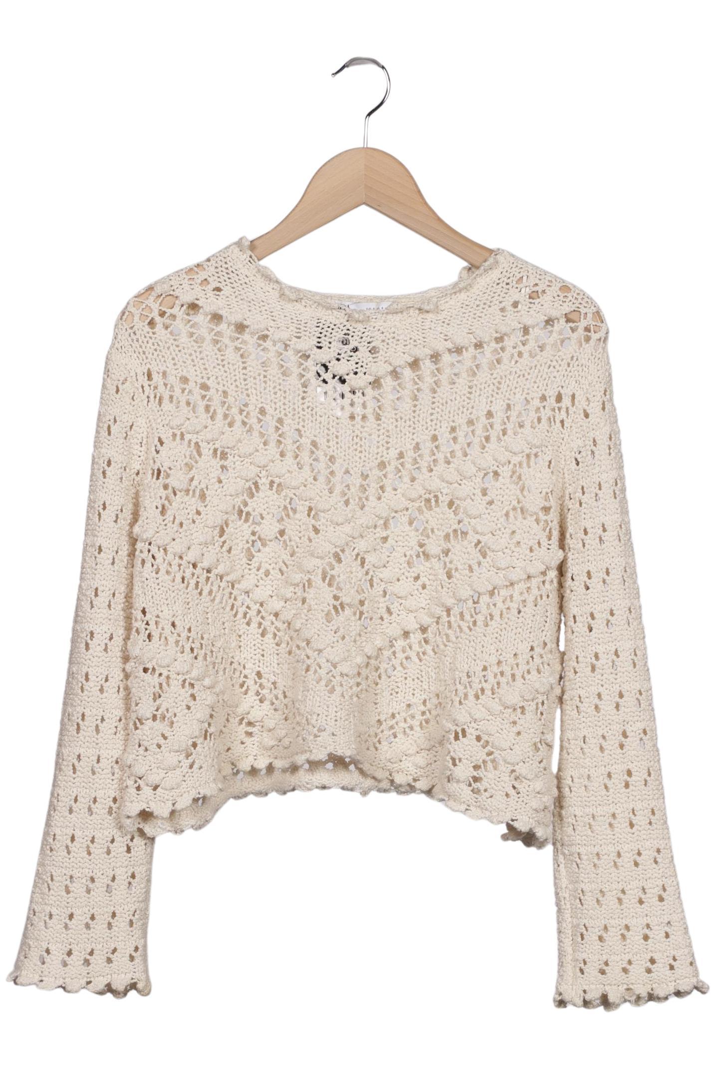 

Zara Damen Pullover, cremeweiß, Gr. 36