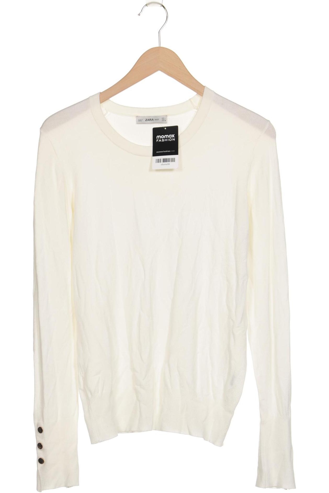 

Zara Damen Pullover, cremeweiß, Gr. 42
