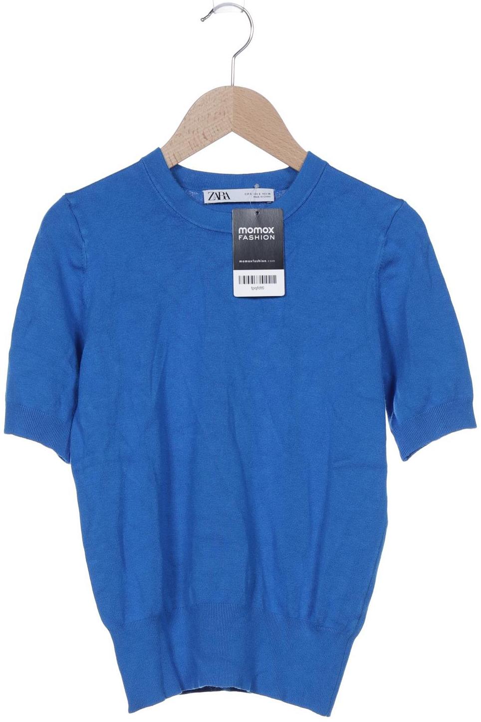 

ZARA Damen Pullover, blau