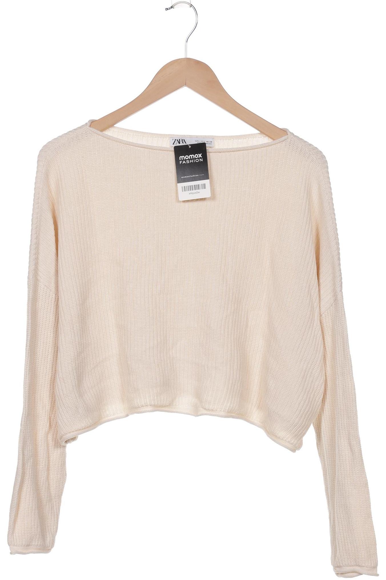 

Zara Damen Pullover, cremeweiß, Gr. 42