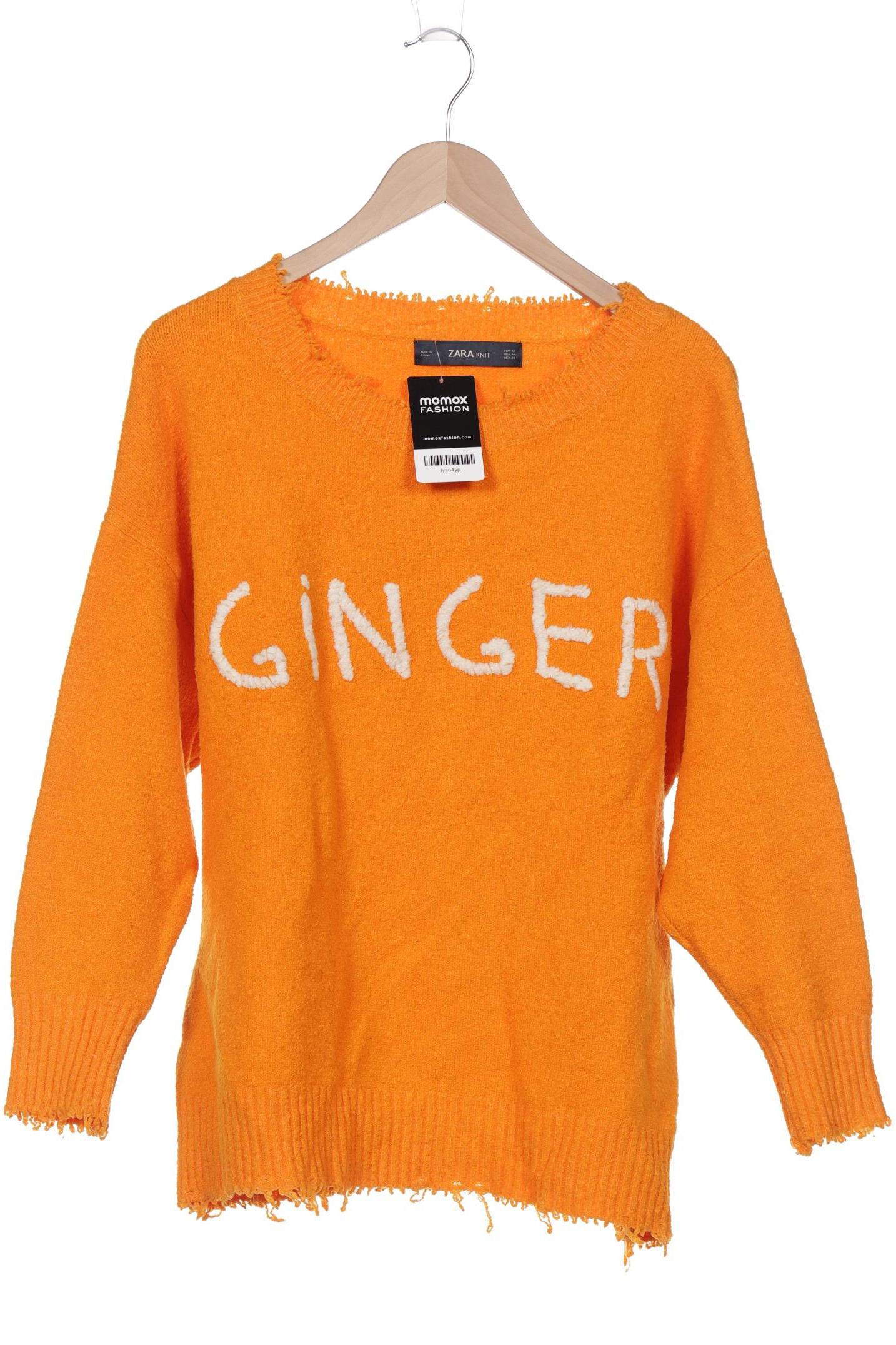 

ZARA Damen Pullover, orange