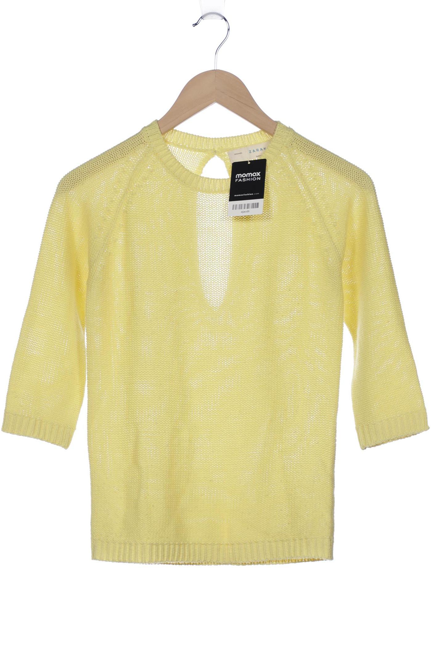 

ZARA Damen Pullover, gelb