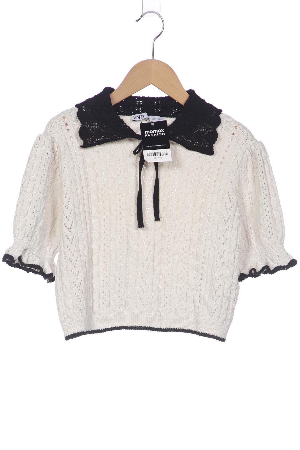 

Zara Damen Pullover, weiß, Gr. 38