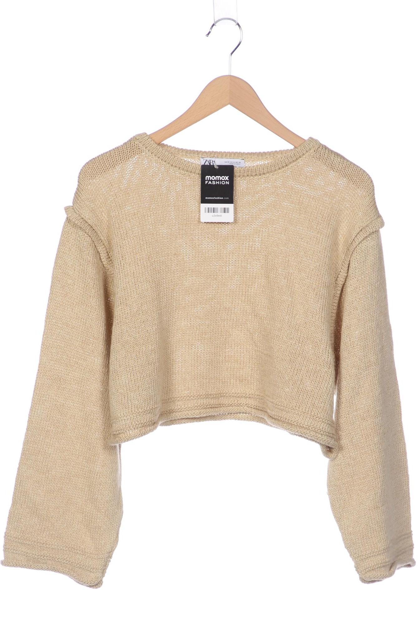 

ZARA Damen Pullover, beige