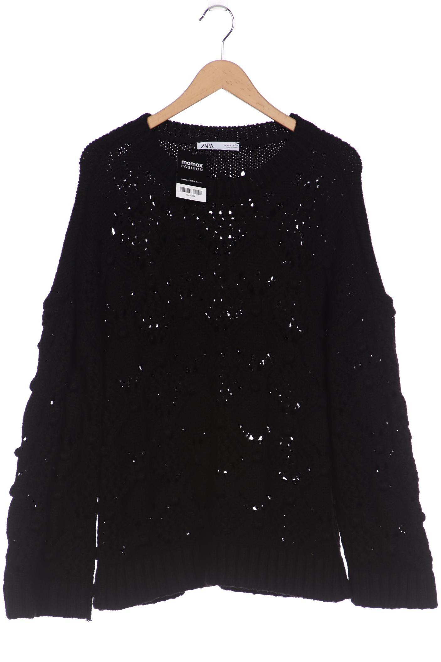 

ZARA Damen Pullover, schwarz