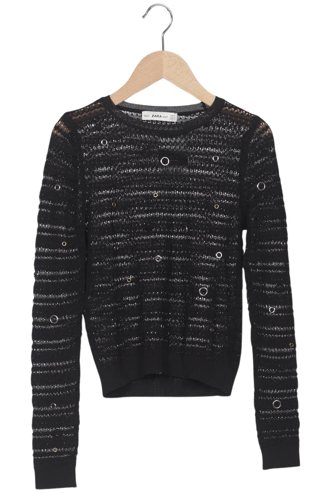 

Zara Damen Pullover, schwarz, Gr. 38