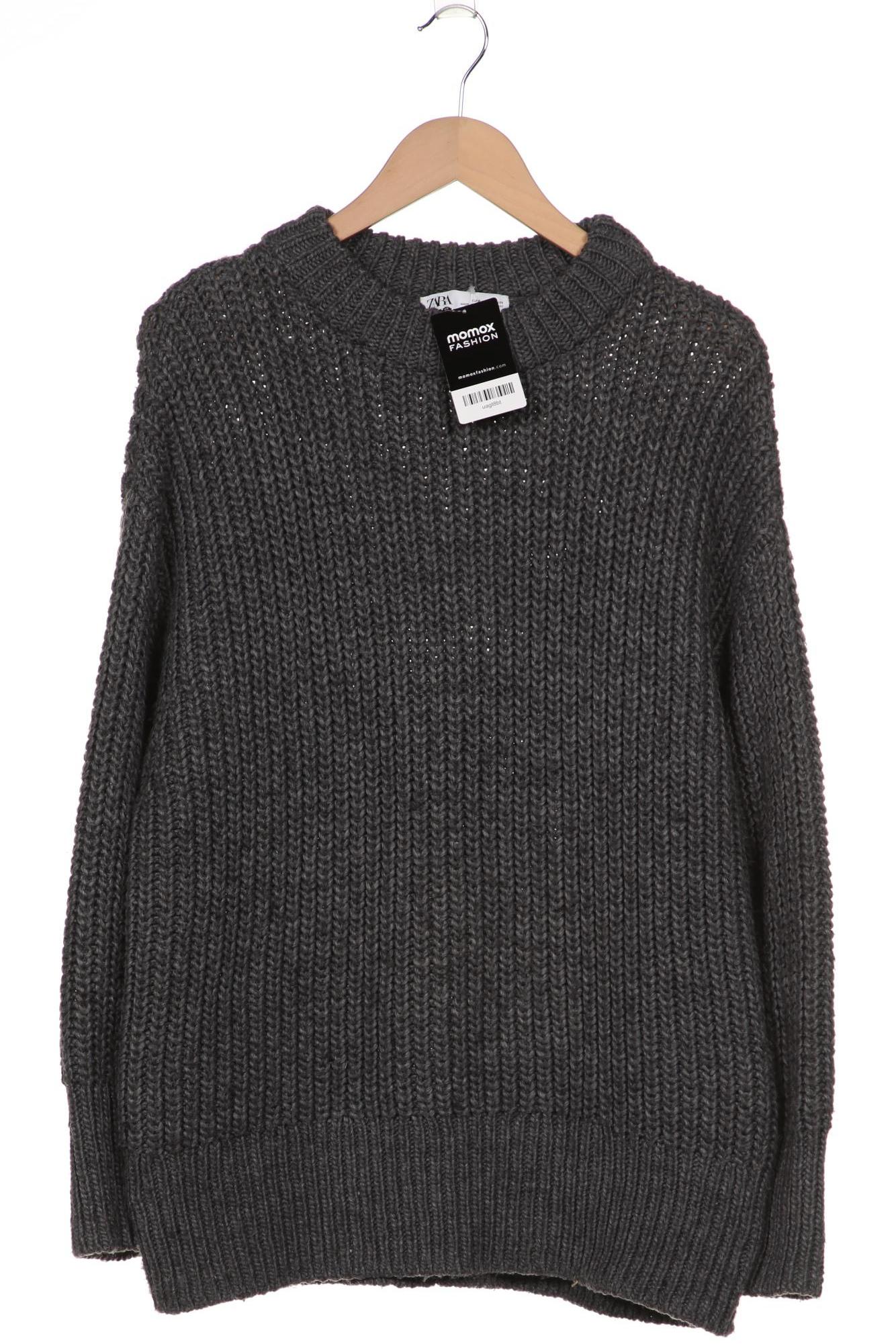 

ZARA Damen Pullover, grau