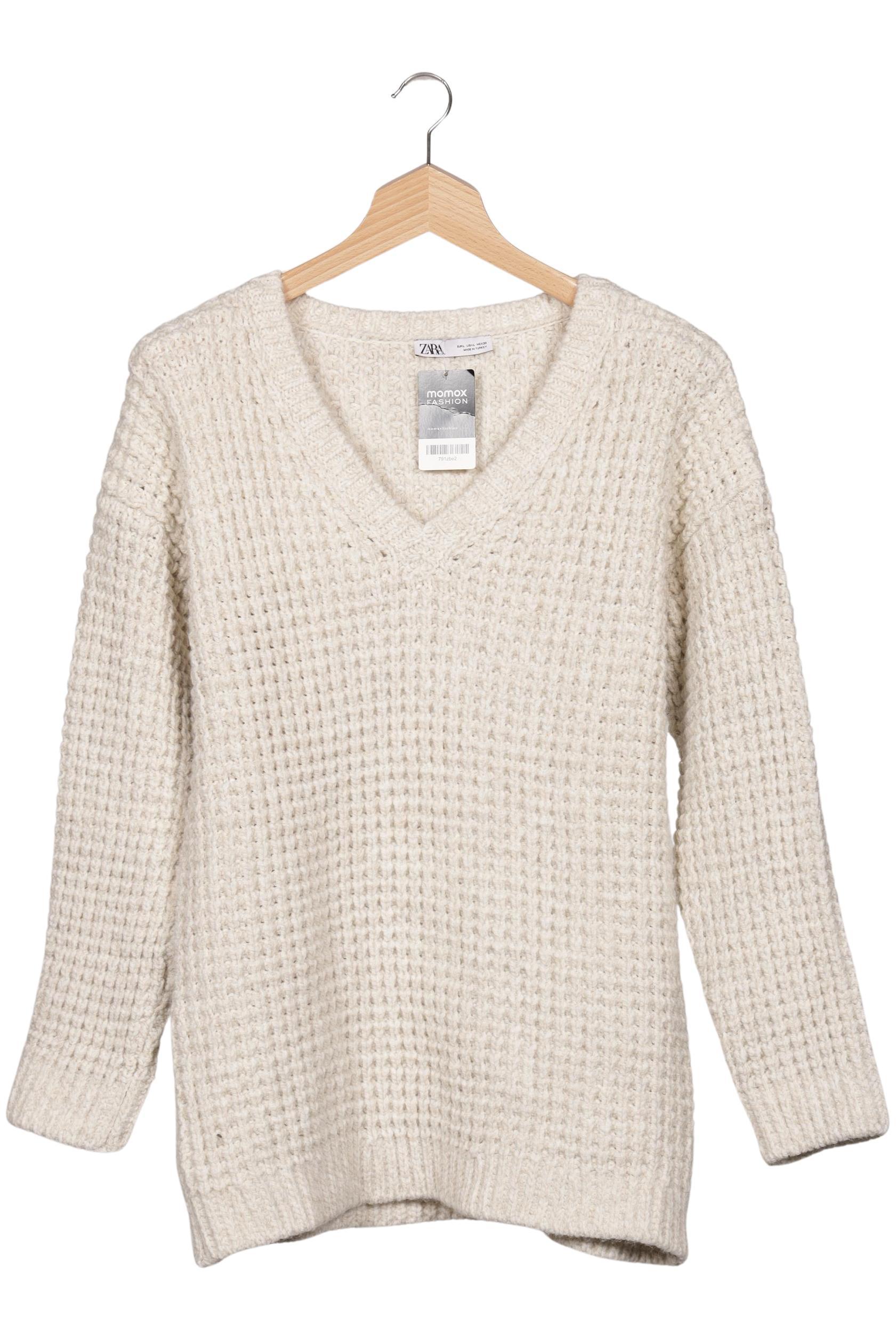 

Zara Damen Pullover, cremeweiß, Gr. 42