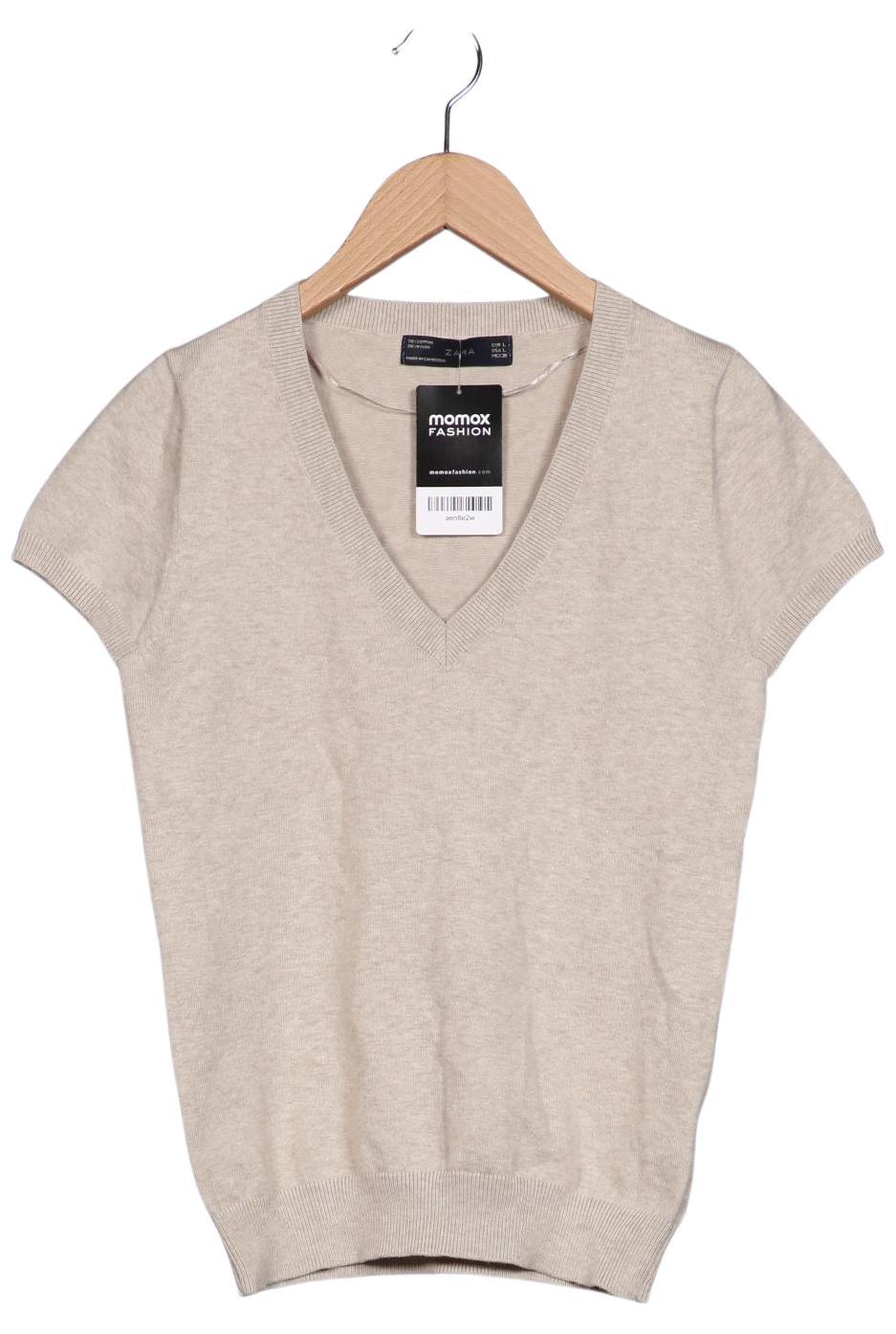 

Zara Damen Pullover, beige, Gr. 42