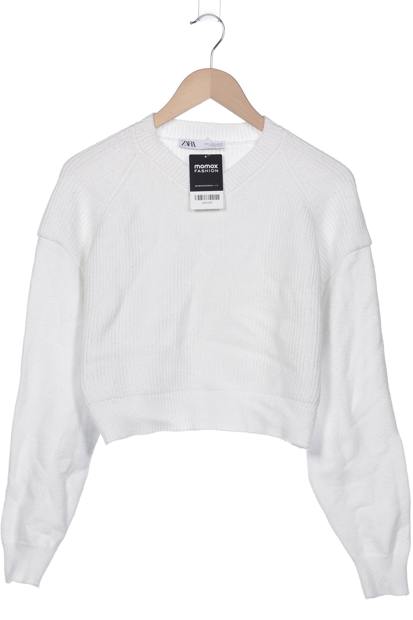 

Zara Damen Pullover, weiß, Gr. 42