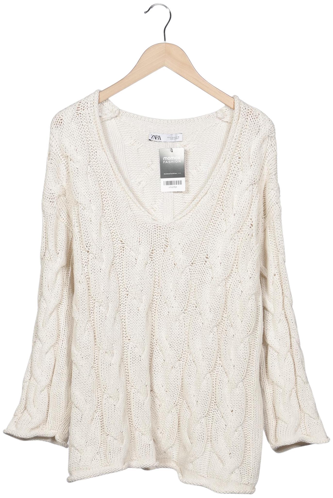 

Zara Damen Pullover, cremeweiß, Gr. 38