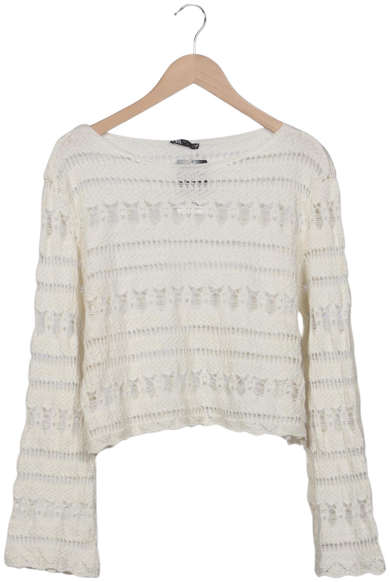 

Zara Damen Pullover, cremeweiß, Gr. 42