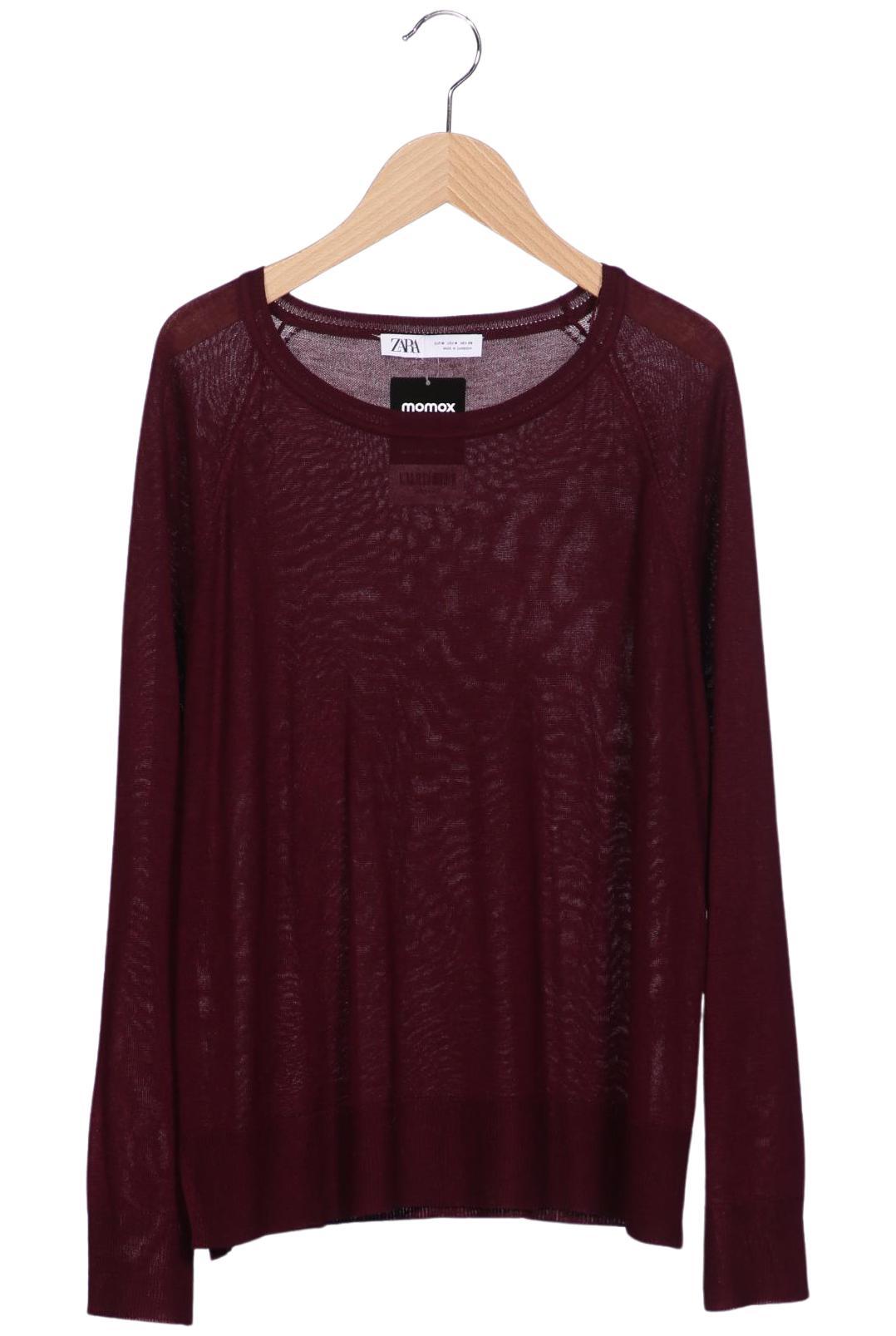 

Zara Damen Pullover, bordeaux, Gr. 38