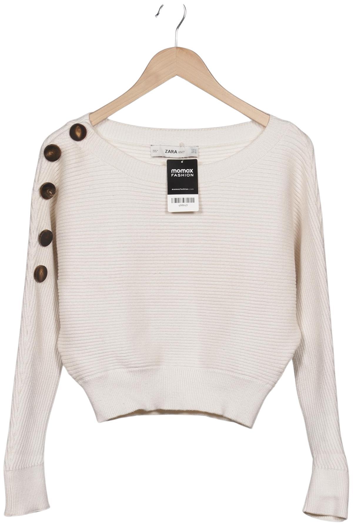 

Zara Damen Pullover, cremeweiß, Gr. 36