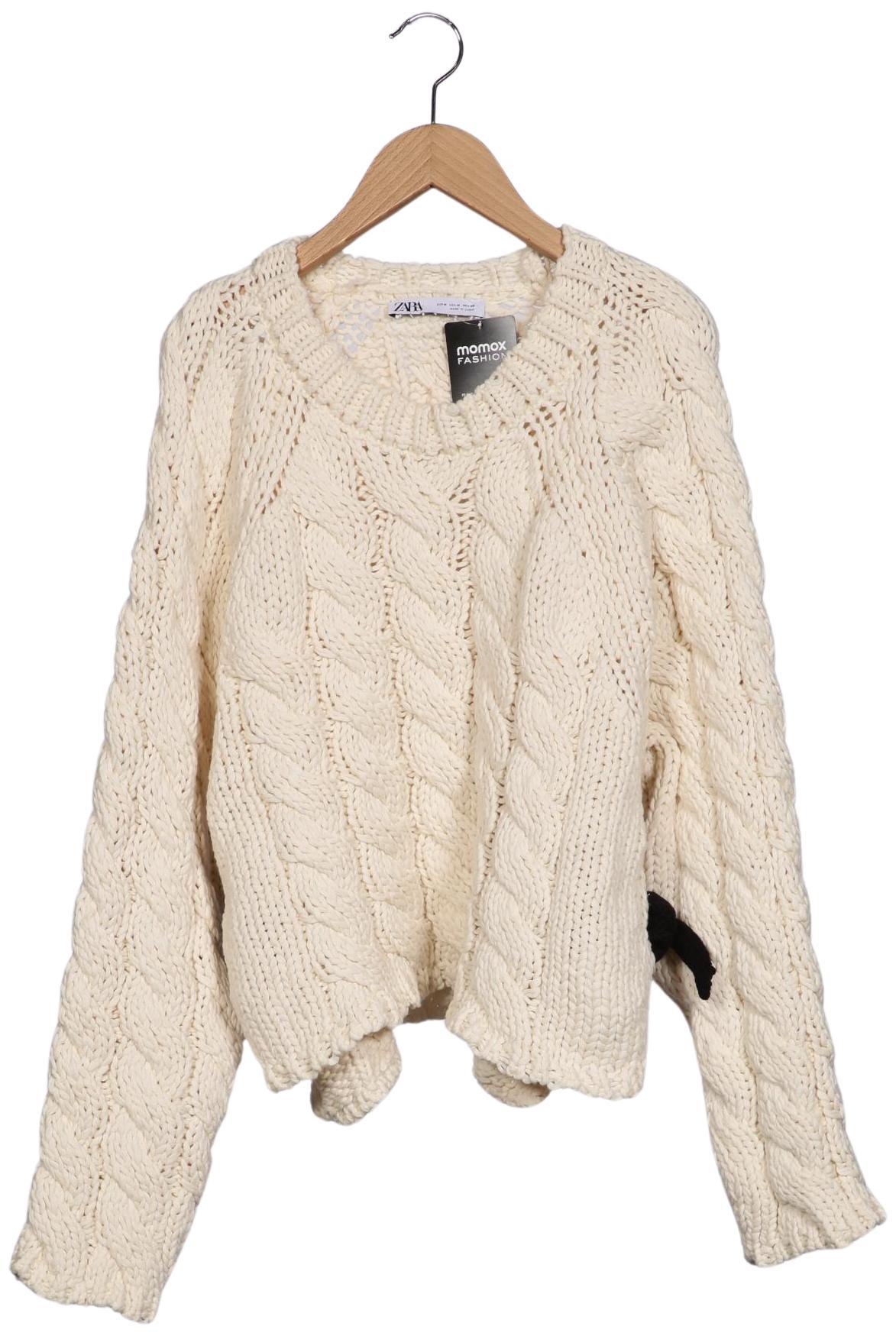 

Zara Damen Pullover, cremeweiß, Gr. 38